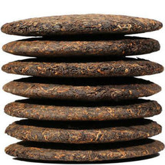 HelloYoungYunnan 357g Pu-erh Tea Puerh Ripe Tea Wishful Tea-cake Top Class Cooked Shu HelloYoung Tea