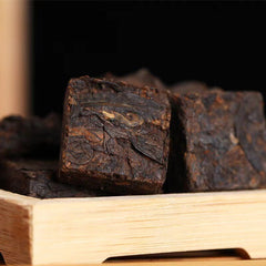 500g Yunnan Small Square Brick Pu'er Tea Banzhang Brick Tea Aged Pu'er