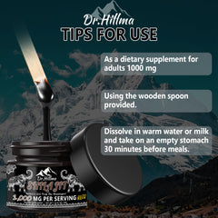 Natural Shilajit Resin Shilajit 1000MG PER SERVING