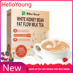 Slimming Tea Weight Loss White Kidney Beanfat Flow Milk Tea 10g*10 bags
