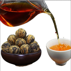 100g/3.52oz Small Gold Ball Black Tea Organic Dianhong Bud Tea Specialty