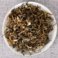 HelloYoung Yunnan Tea Jasmine Dian Hong Tea Jasmine Mao Feng Dian Hong Tea 100g 3.5 Oz