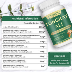 Tongkat & Fadogia Agrestis - Nitric Oxide Supplements,Testosterone Booster