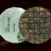 HelloYoung Top-Grade Shoumei Old White Tea Gardenia Hand Tearing White Tea Cake 150g