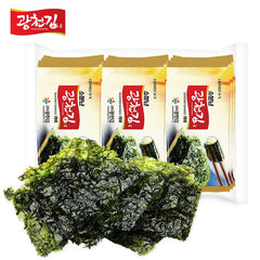 Organic Seasoned Roasted Seaweed Snacks 5*18 PK Sea Salt. Seaweed
