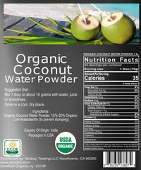 Coconut Water Powder Organic 1.1 lb Non-Gmo Electroytes | HELLOYOUNG