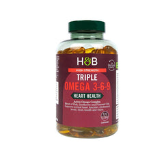 UK HB Triple 369 Fish Oil Reinforced Deep-sea Fish Oil 120 Capsules