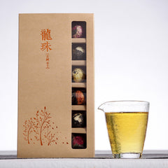 HelloYoung Yunnan Pu'er tea rose jasmine tea dragon pearl peony flower ball 6 flavors 18pcs