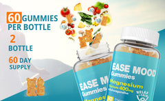 Magnesium Glycinate Gummiesease mood gummy fruit flavored gummies 60 capsules
