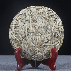 200g Pu'er Tea Cha Single Bud Moonlight White Cake Tea White Hair Silver Needle