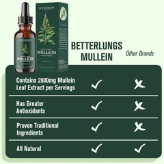 Mullein Leaf Extract Drops Health Care All-natural Ingredients