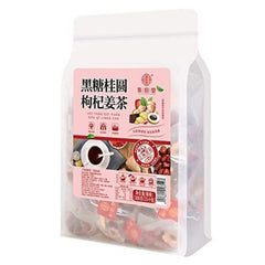 Black Sugar Longan Goji Ginger Tea Sweet Flower and Fruit Tea 300g 10.58 Oz