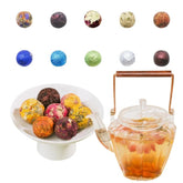 Pu'er Rose Jasmine Sugar Free Roselle Dragon Ball Loose Flower Tea Balls 20PCS