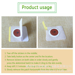 10 Pcs/box Slimming Patch Detox Natural Wormwood Lazy Sticker