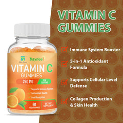 Vitamin C Vegan Gummies Natural Orange 60 Vegan Capsules