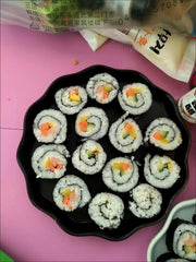 20g*5bags 50 Half Cut Sheet Yaki Sushi Nori Roasted Seaweed Roll Wrap