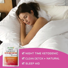 Slim Boost Keto Diet Detox Tea Flat Tummy Organic Herbal Weightloss Slimming Tea