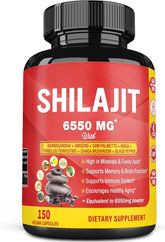 SHILAJIT 6550mg COMPLEX Healthy Aging Memory Brain Function Immune System 150C