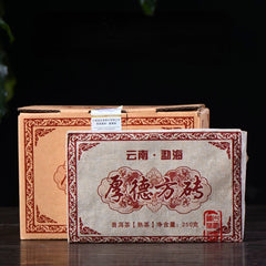 1000g Menghai Ecological Big Organic Puerh Ripe Tea Brick Pu-Erh Black Tea
