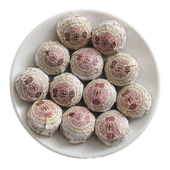 HelloYoung Yunnan Pu'er Tea 500g Glutinous Rice Fragrance Ripe Tuo(White Cotton) Pu'er