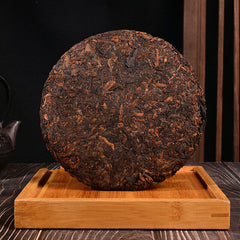 10 Year Aged Jingmai Mountain Ripe Pu-erh Tea Cake Rich Aroma Yunnan Tea