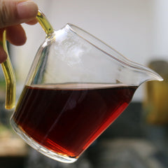 357g Tianmen Mountain High-stem Ancient Tree Ripe Pu'er Tea Fragrant and Mellow