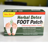 Detox Slimming Wormwood Bamboo Charcoal Foot Patch Herbal Detox Foot Patch 30pad