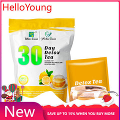 Lemon Flavor 30Days Detox Slimming Tea Loss Weight Boost Metabolism 3g*30bags