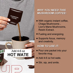 Coffee Tea Espresso Supplies Healthcare Supplement Mushroom Coffee Blend