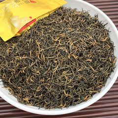 Fujian Wuyi Black Tea Jin Jun Mei Flower Fragrance Bulk Black Tea Tin 500g