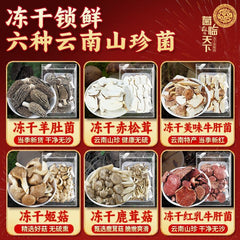 Yunnan Morel & Lion's Mane Mushrooms – Freeze-Dried Gift Box for New Year Treats