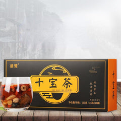 HelloYoung 150g Ten Treasure Tea Healthy Herbal Tea Ginseng Renshenshibao Tea Healthy Drink