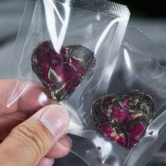 Beauty Heart Shape Rose Puerh Raw Tea chinese high quality puerh tea 500g