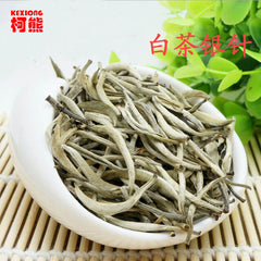100g White Tea Chinese Silver Needle Baihao yinzhen Tea Anti-old Tea Herbal Tea