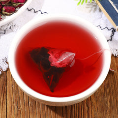 Rose mulberry blended tea bag beauty slimming tea whitening tea help for sleep