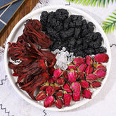 Rose mulberry blended tea bag beauty slimming tea whitening tea help for sleep