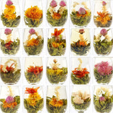 20Pcs High Quality Lily Flower Blooming Tea Balls Jasmine Mixed Flower Tea