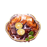 HelloYoung Umei Hawthorn Poria Drink Solid Drink Punch Umei Hawthorn Poria Powder 40g