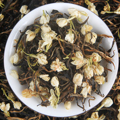 HelloYoung Jasmine Black Tea Fengqing Yunnan Dian Hong Tea Red Gold Buds Bulk 500g/1.1lb