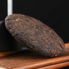 100g Yunnan Pu'er Tea Lao Ban Zhang Ripe Tea CakeQizi Cake Tea Ripe Pu'er Tea