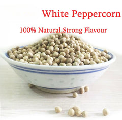 HELLOYOUNG Hand picked White Peppercorn (Whole) 400G-hight piperine content