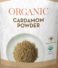 Organic Ground Cardamom Powder 8.8OZ Pure Green Cardamom Spice for Tea and More