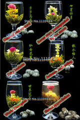 HelloYoung16 Kinds of Blooming Flower Tea Herbal Tea Great Fragrant Green Tea Handmade
