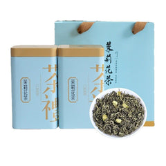HelloYoung Fuzhou Jasmine Tea Extra Strong 200g Cans of Tea Strong Aromatic Green Tea