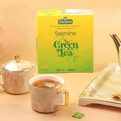 100 Teabags/Box Stassen Bagged Tea Naked Jasmine Green Tea Flavored Tea