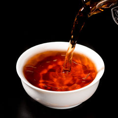 357g Yunnan Collection Pu'er Tea Brown Old Tree Ripe Tea Cake Tea Cake