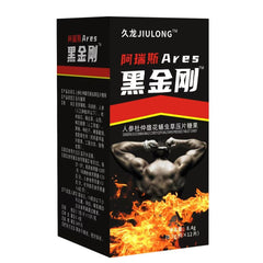 Heijingang Ginseng Eucommia Male Flower Cordyceps militaris Tablet Candy Healthy