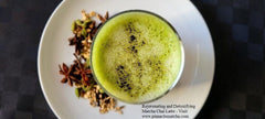 ORGANIC Matcha Green Tea Powder mixed with Chai Latte spices -100g - Matcha Chai