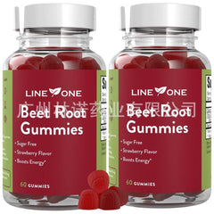 Sugar Free LINE ONE Beet Root Gummy Cherry - Heart Health, Blood Circulation