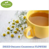 BULK 250 Gram Dried Organic CHAMOMILE FLOWER - Matricaria recutita - Herbal Tea